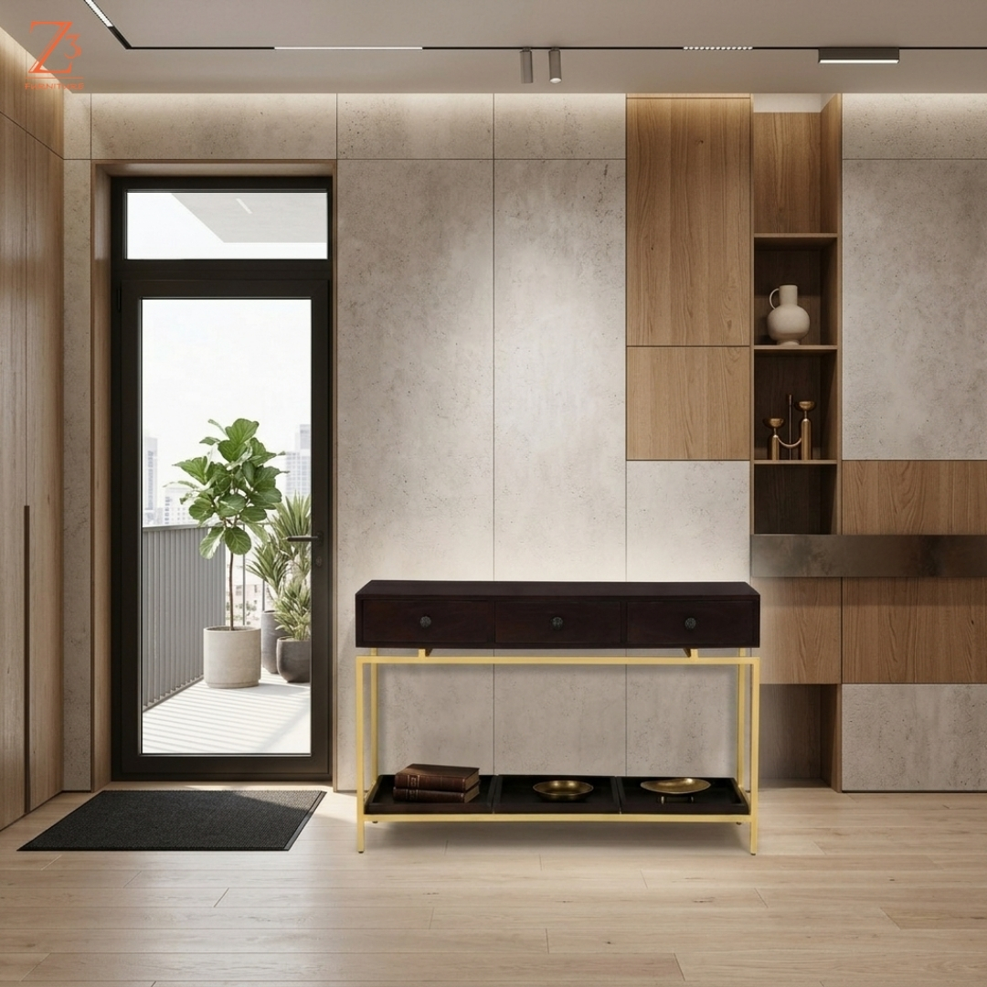 RoyalAura Console Table Z cube Furniture 2