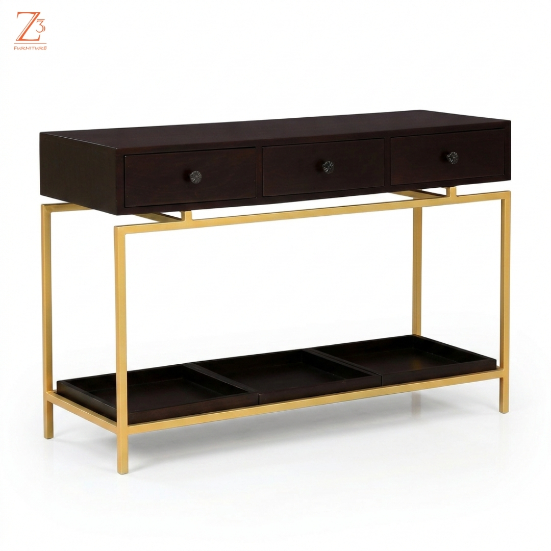 RoyalAura Console Table Z cube Furniture 3