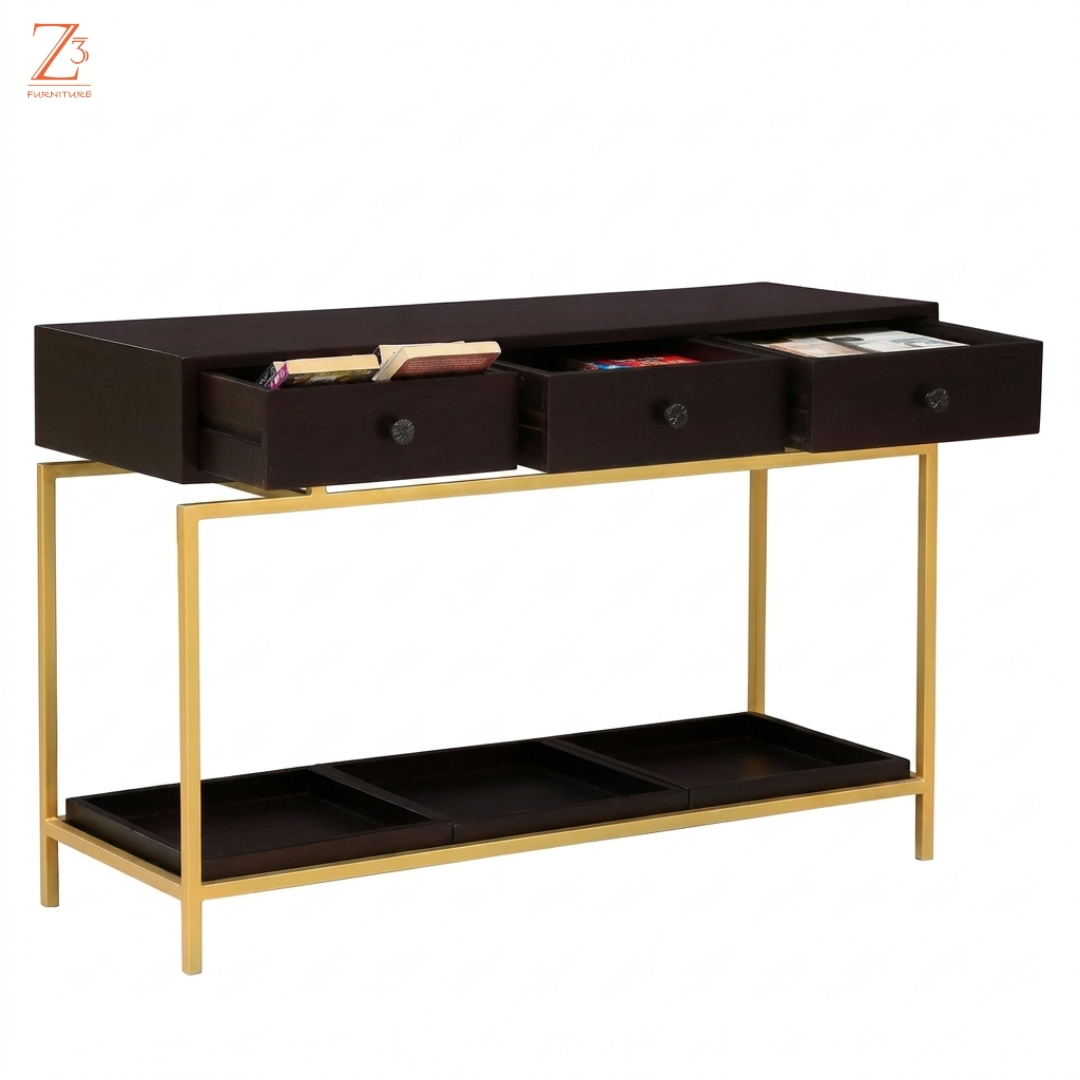RoyalAura Console Table Z cube Furniture 4