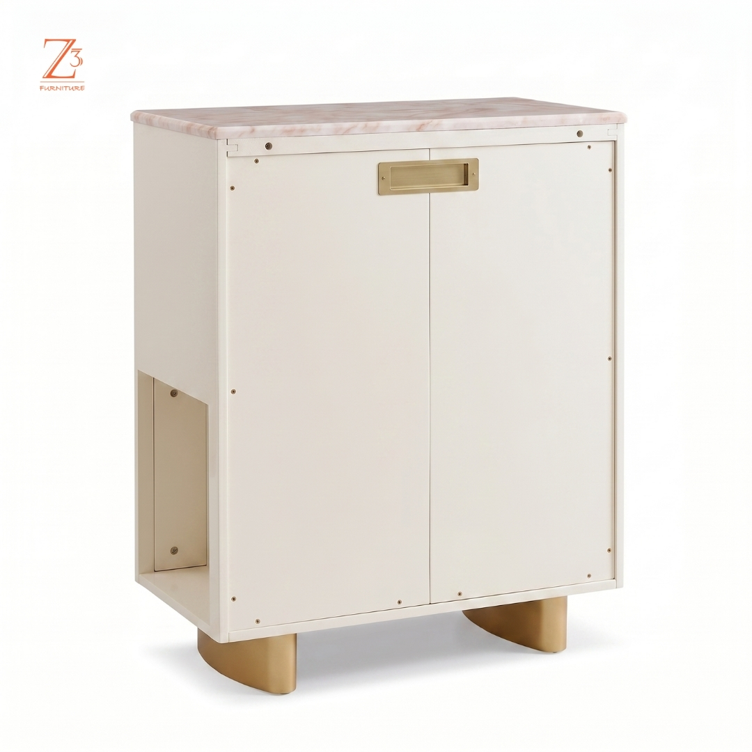 RoyalCellar Premium Bar Cabinet – Walnut Brown zcube Furniture 4