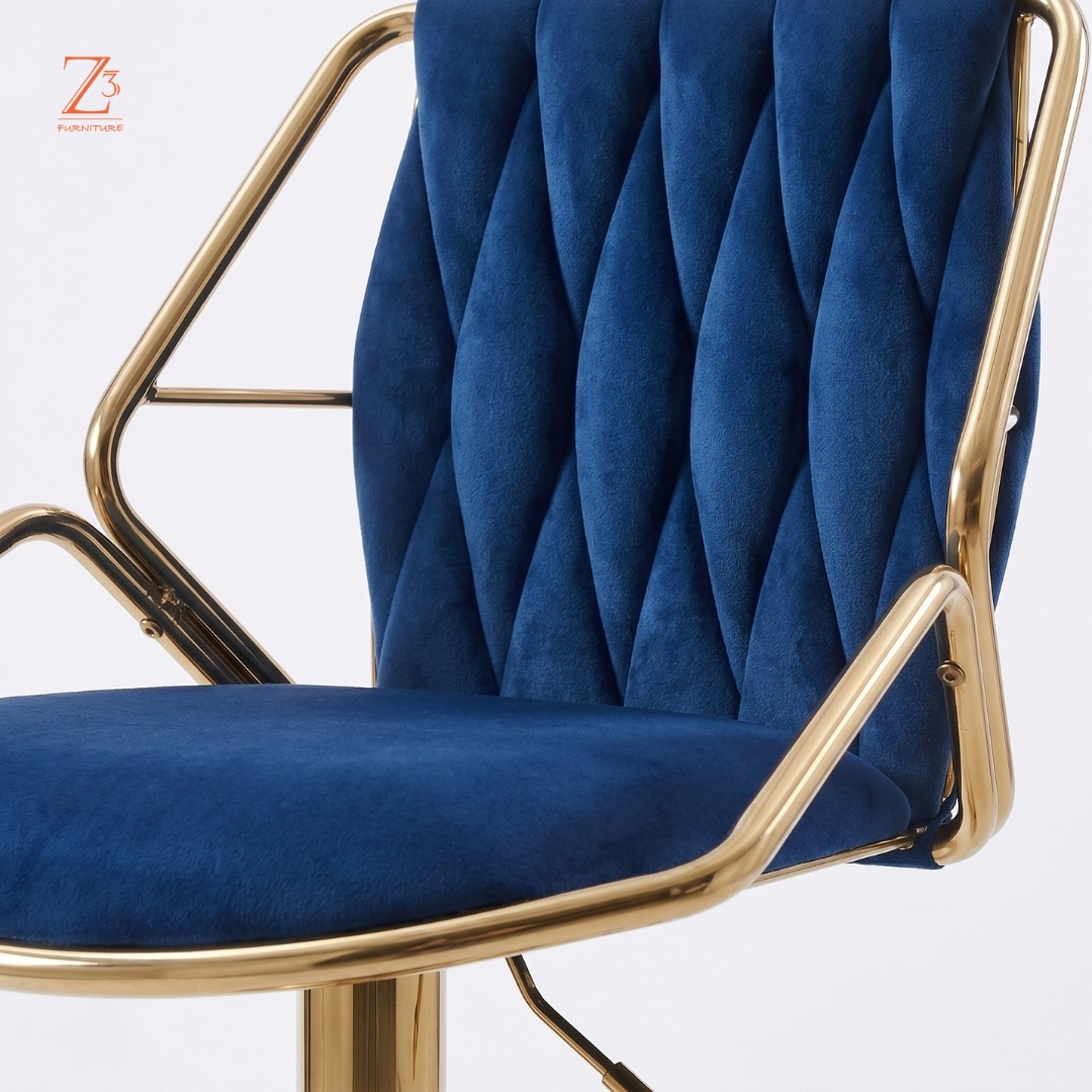 SlateAura Adjustable Bar Chair – Urban Grey zcube Furniture 5