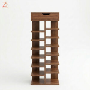 Slim Nest Wooden Shoe Rack Organizer Z cube Furniture 1