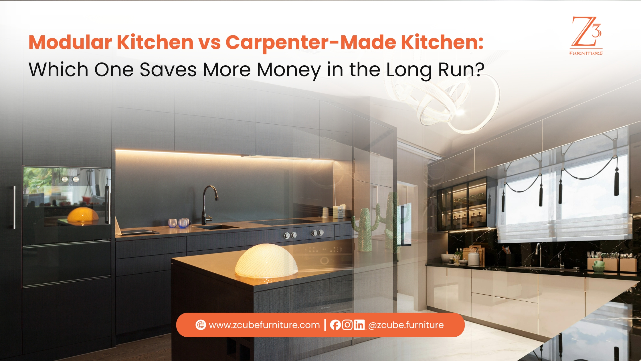 Modular Kitchen vs Carpenter-Made Kitchen: Which One Saves More Money in the Long Run?