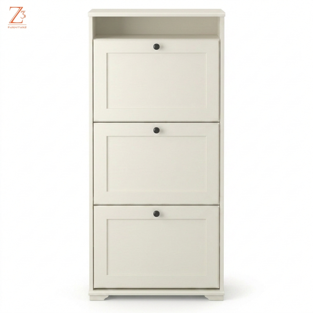 Urban Walnut Shoe Rack Z cube Furniture 1