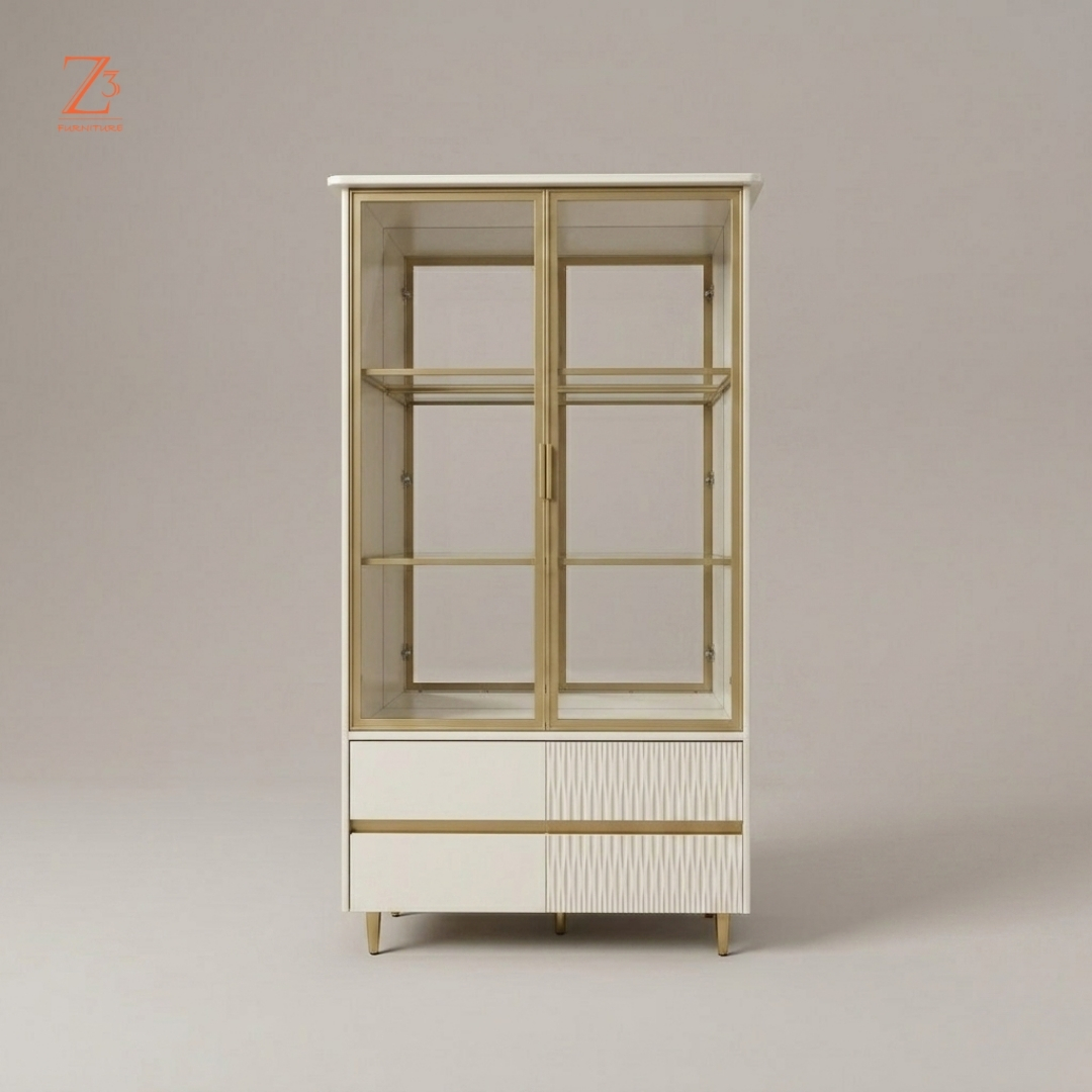 UrbanCellar Premium Bar Cabinet – Slate Grey zcube Furniture 1