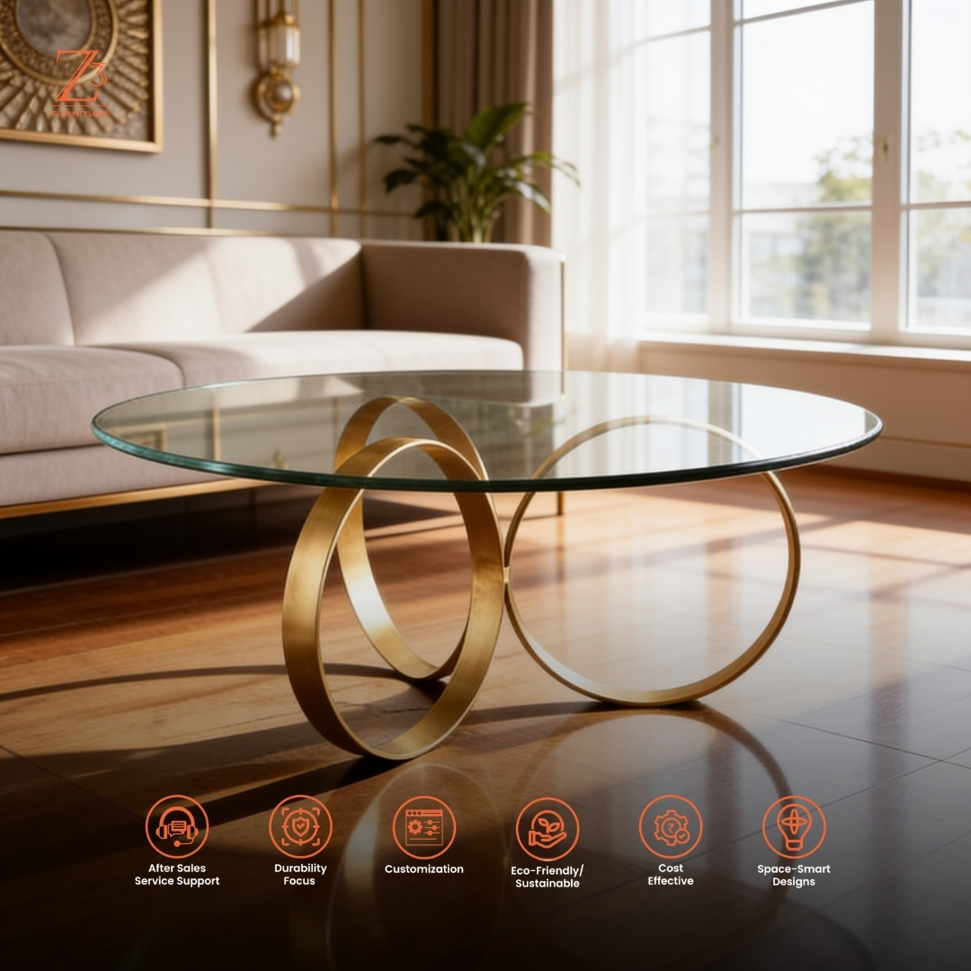 Velaro Luxe Ring Coffee Table zcube Furniture 6