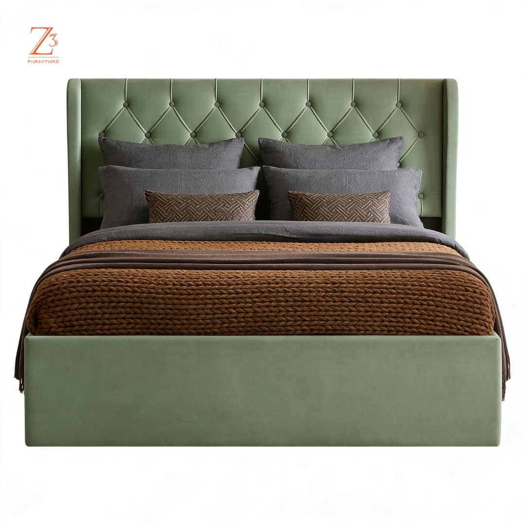 VerdeLux Hydraulic Queen Bed zcube furniture 1