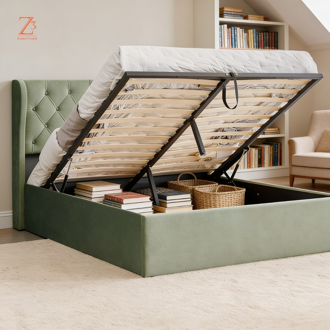 VerdeLux Hydraulic Queen Bed zcube furniture 2
