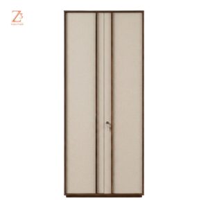 Zenora 2 Door Wardrobe – Walnut Brown Zcube Furniture 1